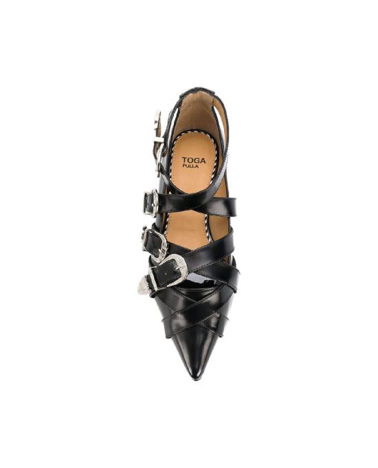 Toga Pulla AJ926 buckle leather shoes Women